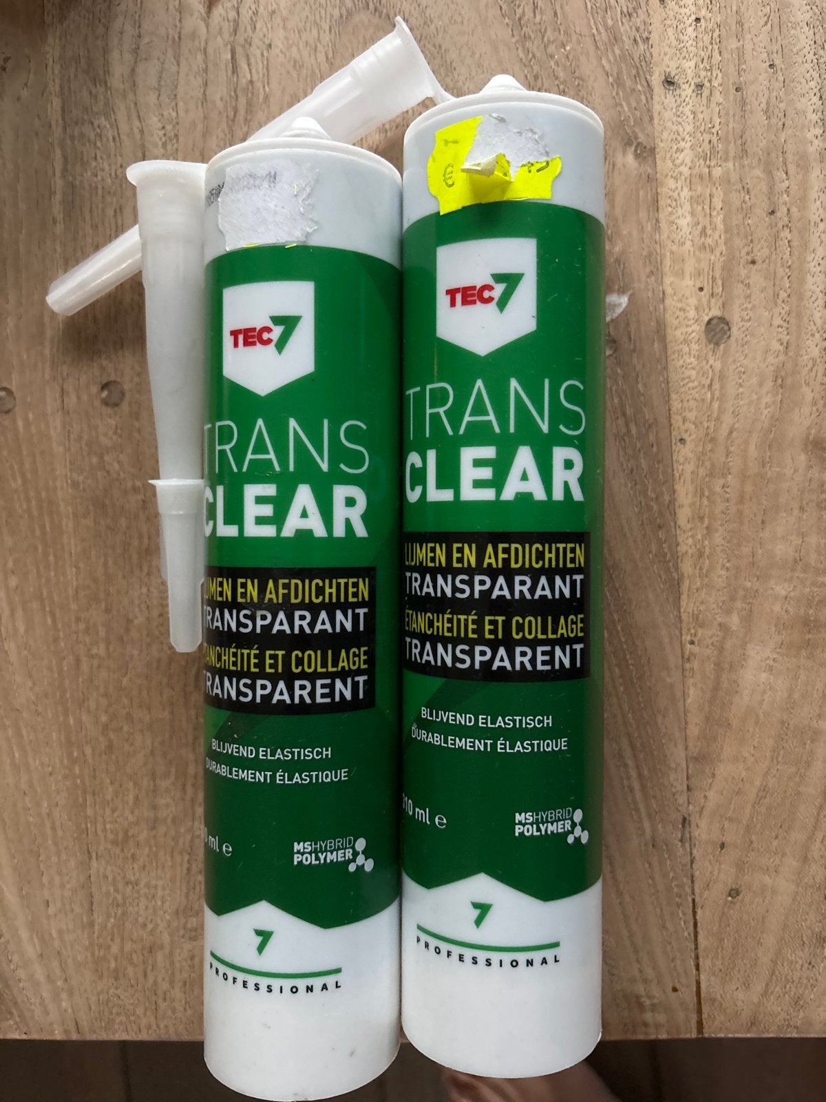TEC7 Trans Clear Lijm en Afdichtingskit - 2 stuks, Ophalen, Nieuw