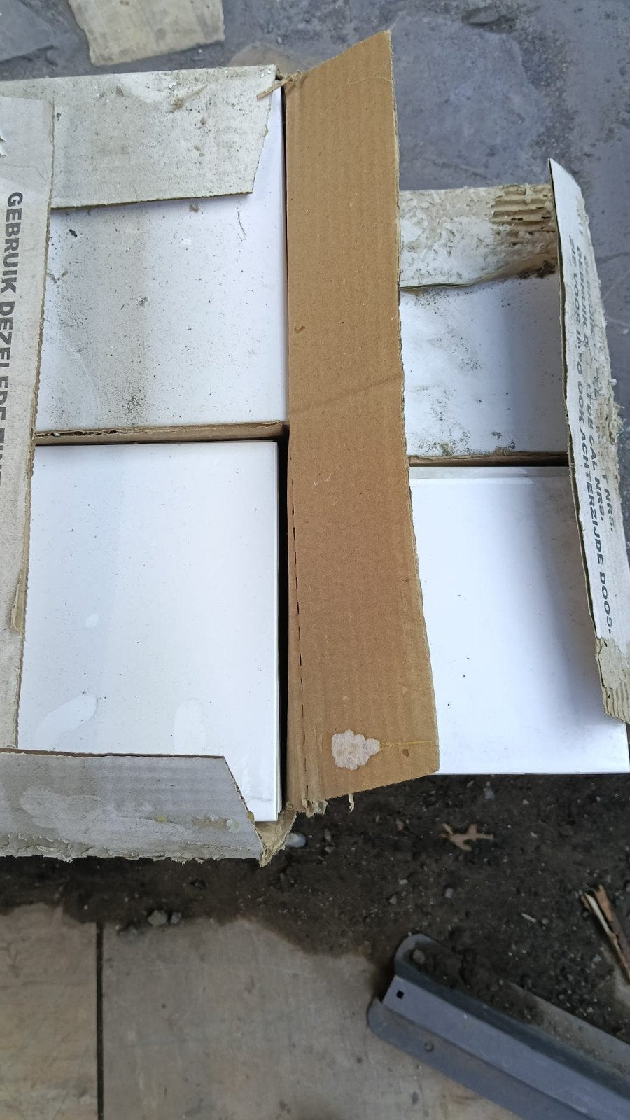 Nieuwe witte vloer- en wandtegels 15x15 cm (ca. 4m²), Nieuw, Minder dan 20 cm, Minder dan 5 m², Vloertegels