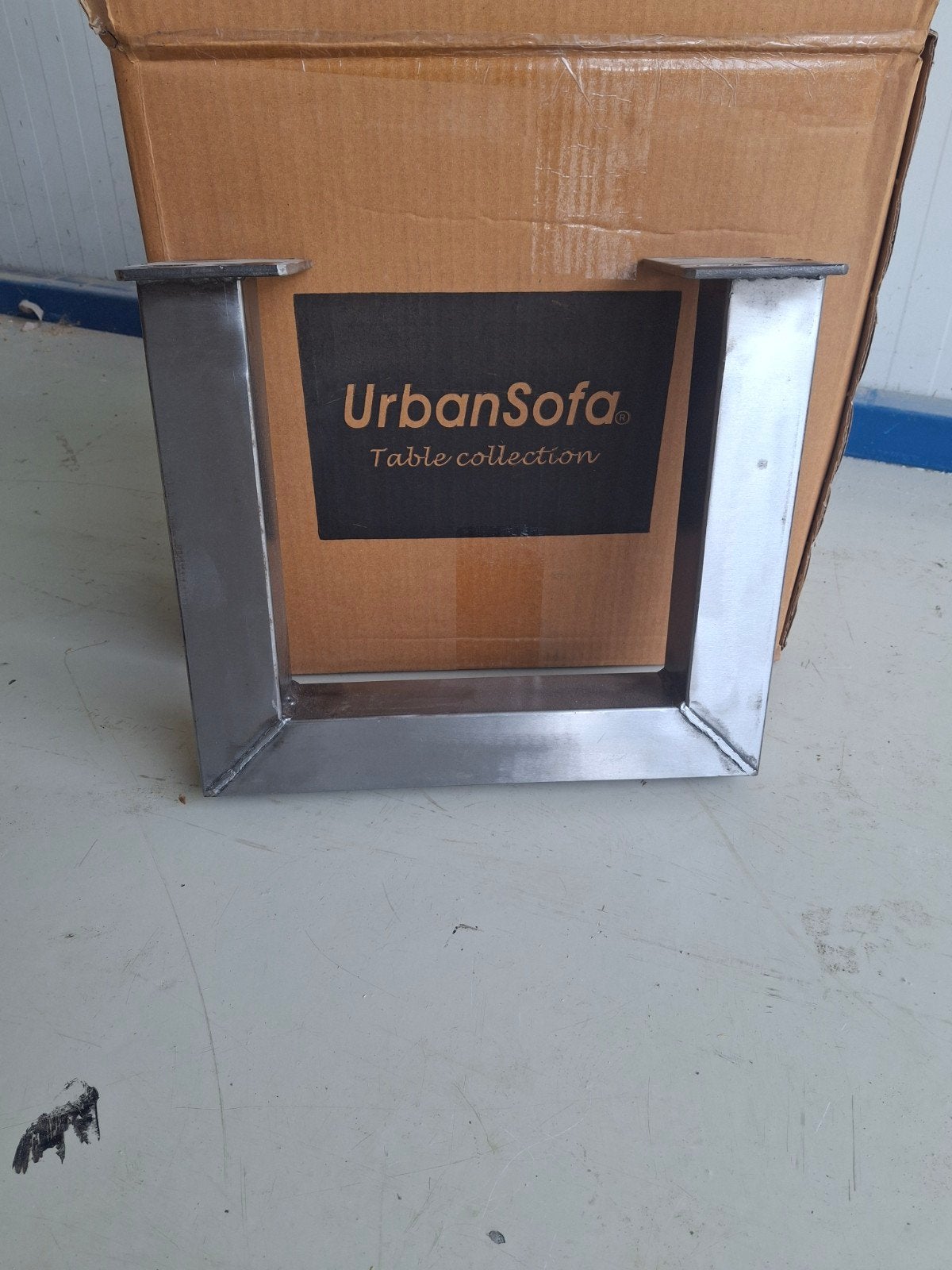 Industriële salontafelpoten urban sofa pure steel , nieuw, Ophalen, Nieuw