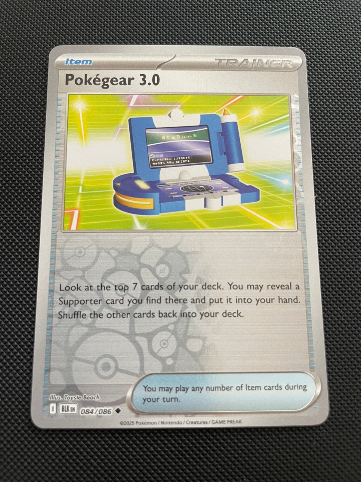 Pokégear 3.0 084/086 Reverse Holo Black Bolt Packfresh, Verzenden, Zo goed als nieuw