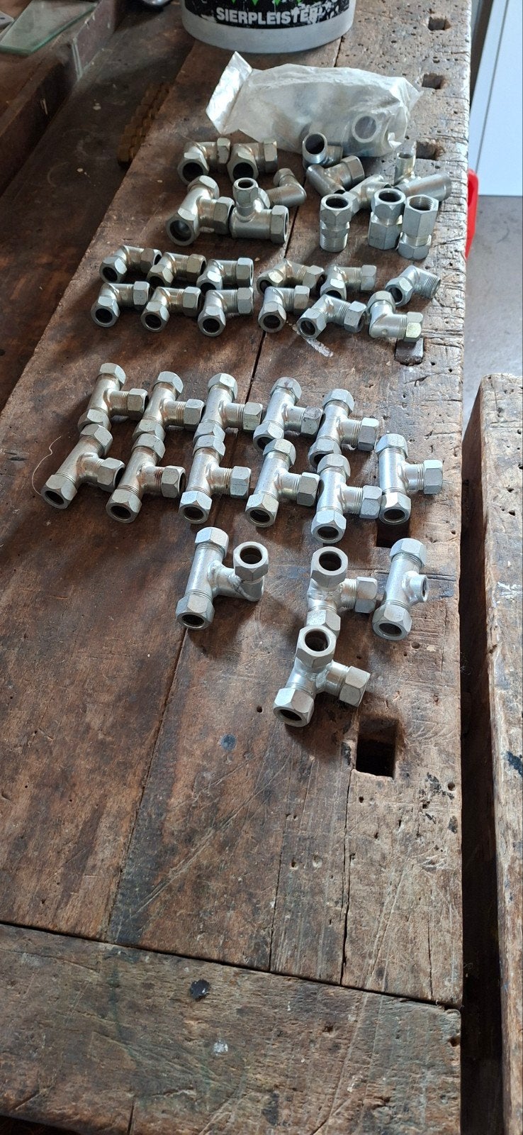 koppelingen 15mm en 22mm voor verwarming buizen, Ophalen, Minder dan 50 mm