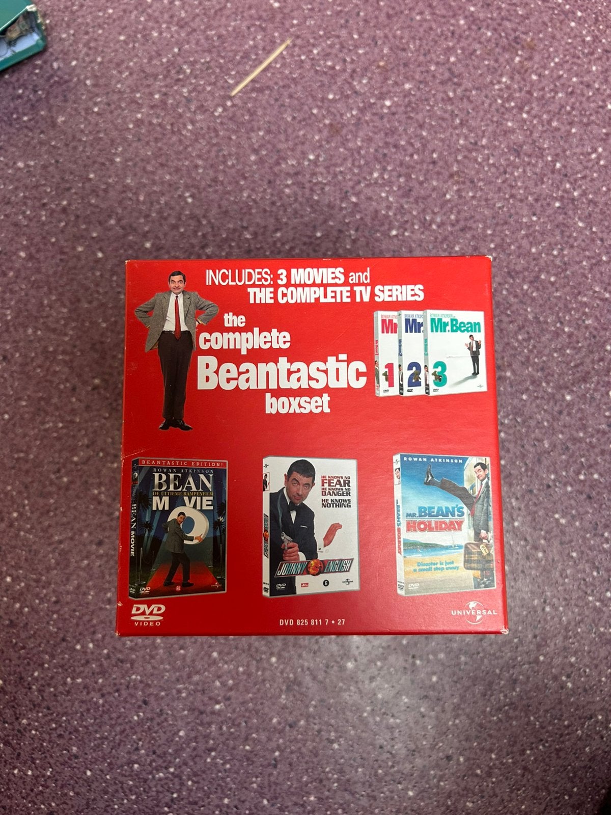 Mr. Bean DVD boxset – TV-serie + 3 films – Rowan Atkinson, Speciale editie, Ophalen of Verzenden, Zo goed als nieuw, Vanaf 6 jaar