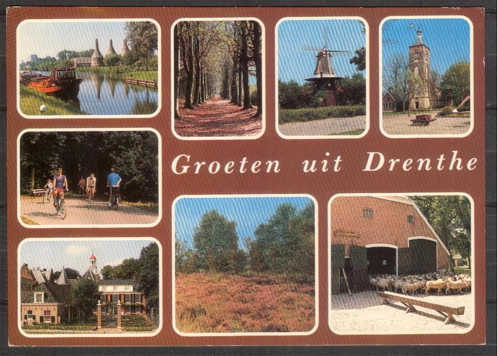 Drenthe 1986, Verzenden, 1980 tot heden, Gelopen, Drenthe