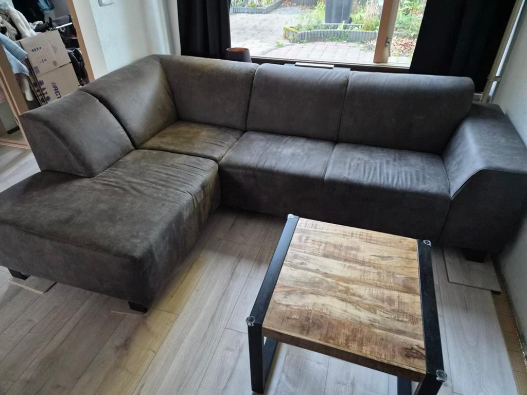 Mooie en comfortabele hoekbank - 255x175 cm, Huis en Inrichting, Ophalen, 250 tot 300 cm, Gebruikt, Hoekbank