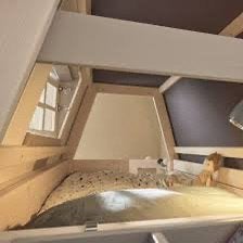 Lifetime Avonturenbed Hangout 90x200 whitewash, Hoogslaper, Eenpersoons, Ophalen of Verzenden, Zo goed als nieuw