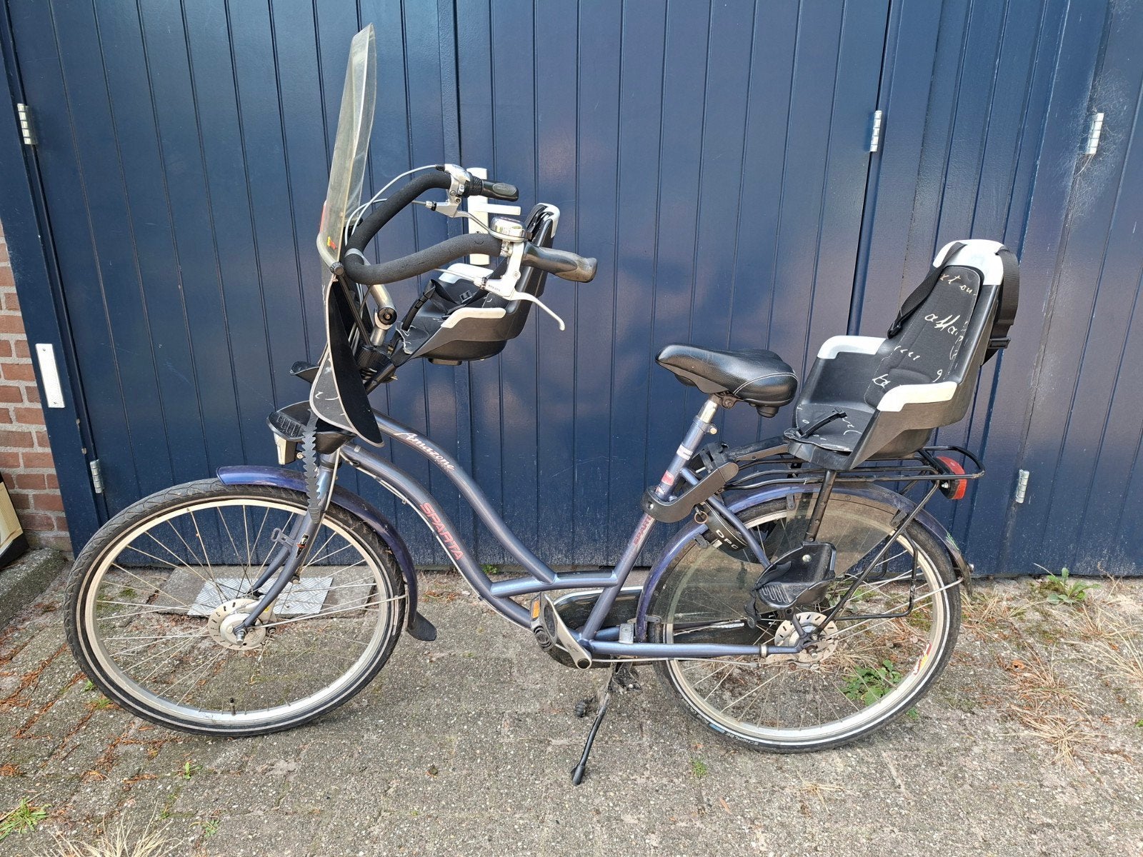Moederfiets met kinderzitjes, Versnellingen, Trommelrem, Ophalen, Overige merken