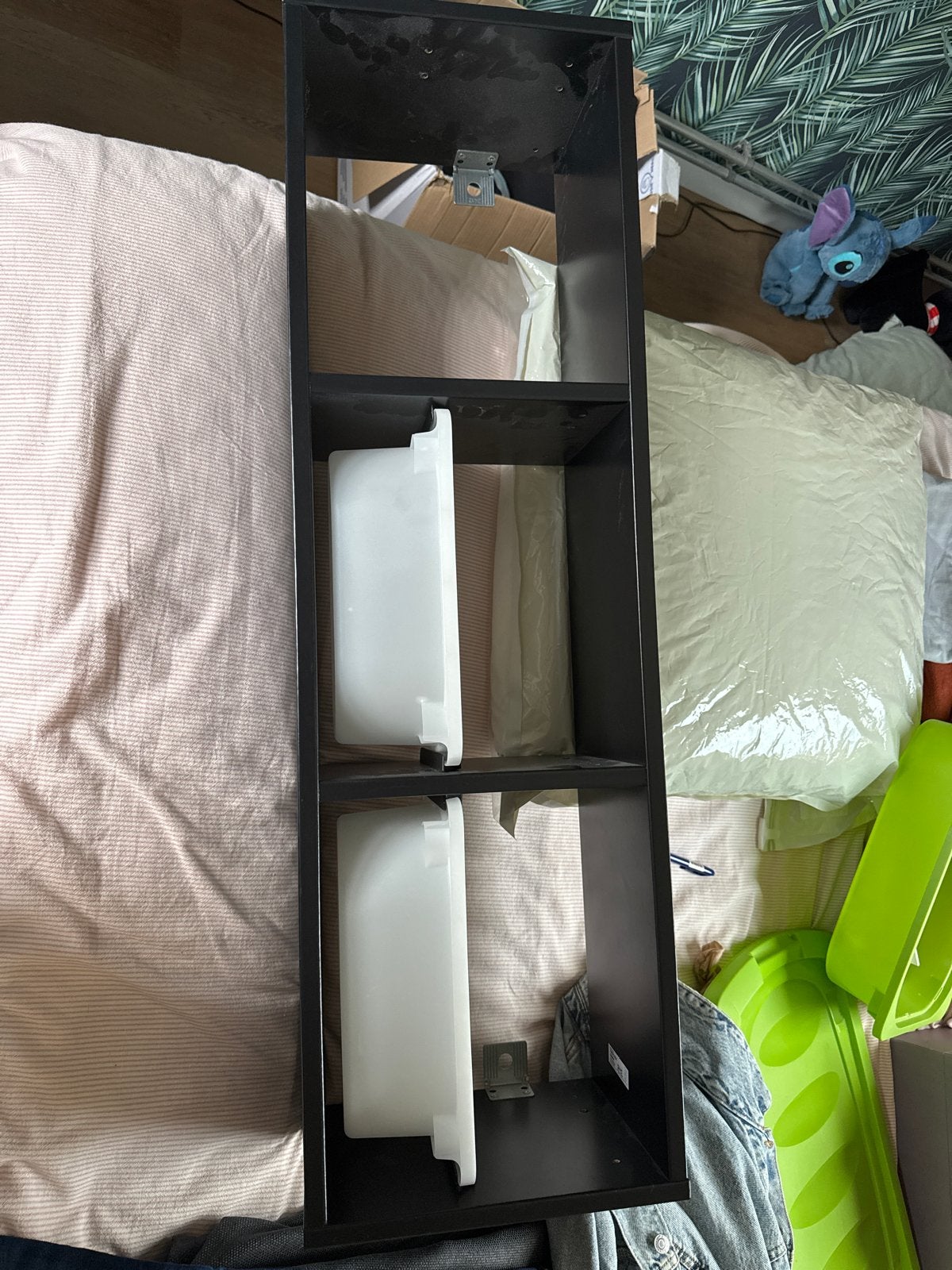 IKEA Trofast Kast met 6 witte inzetbakken, Ophalen, Gebruikt