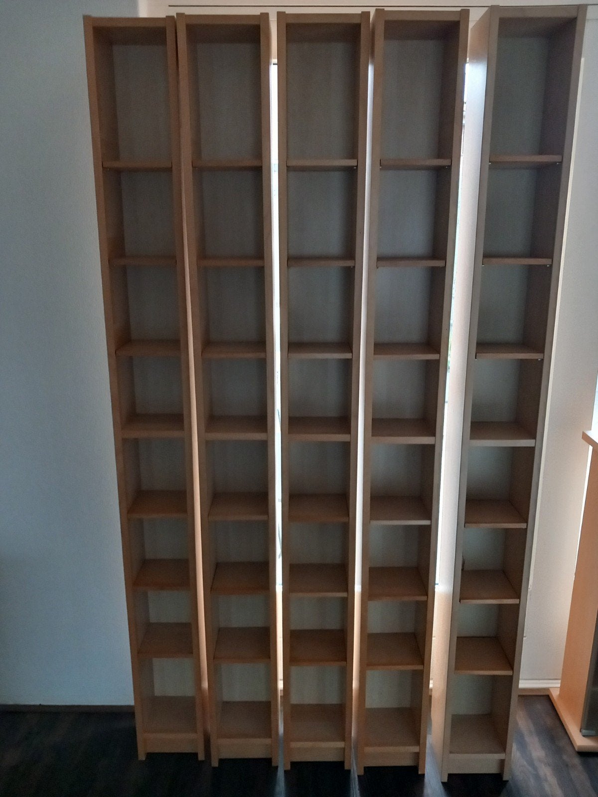 cd/dvd kasten., Ophalen of Verzenden, Gebruikt, Hout, Cd's of Dvd's