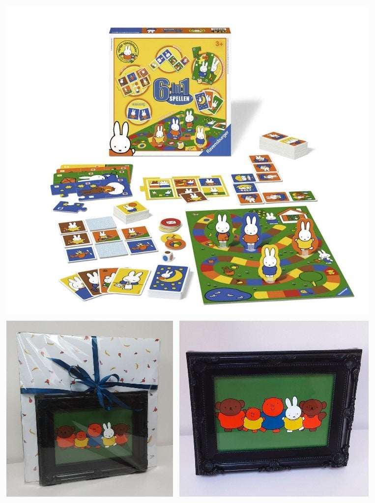 Cadeaupakket met een Nijntje spellendoos en een leuk lijstje, Ophalen of Verzenden