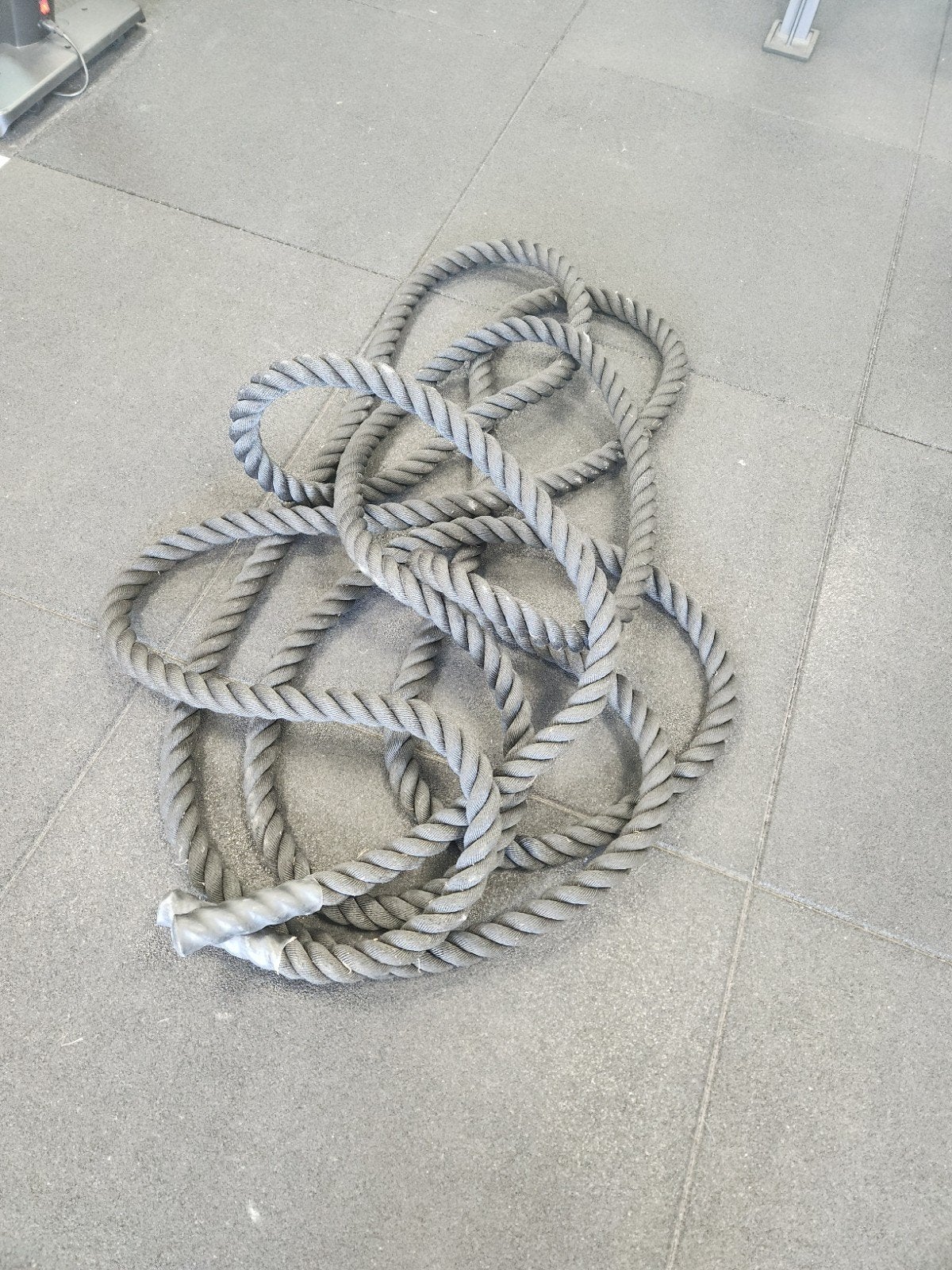 Battle Rope Fitness - Krachttraining Touw 15 meter, Sport en Fitness, Fitnessmaterialen, Ophalen, Zo goed als nieuw, Benen, Battle rope