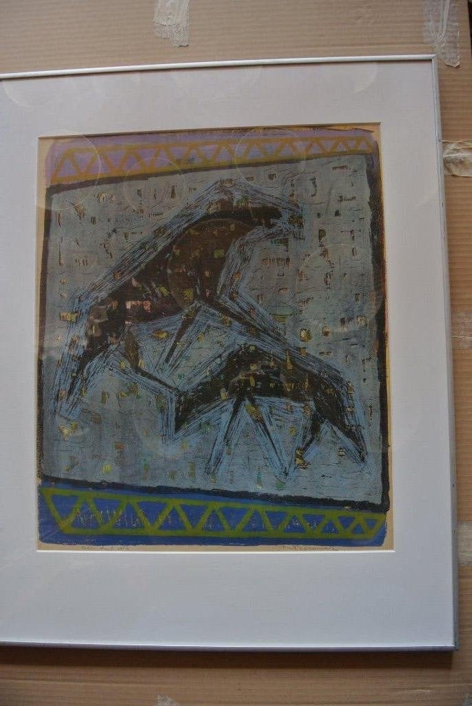 jan bezemer litho z.t., Ophalen of Verzenden