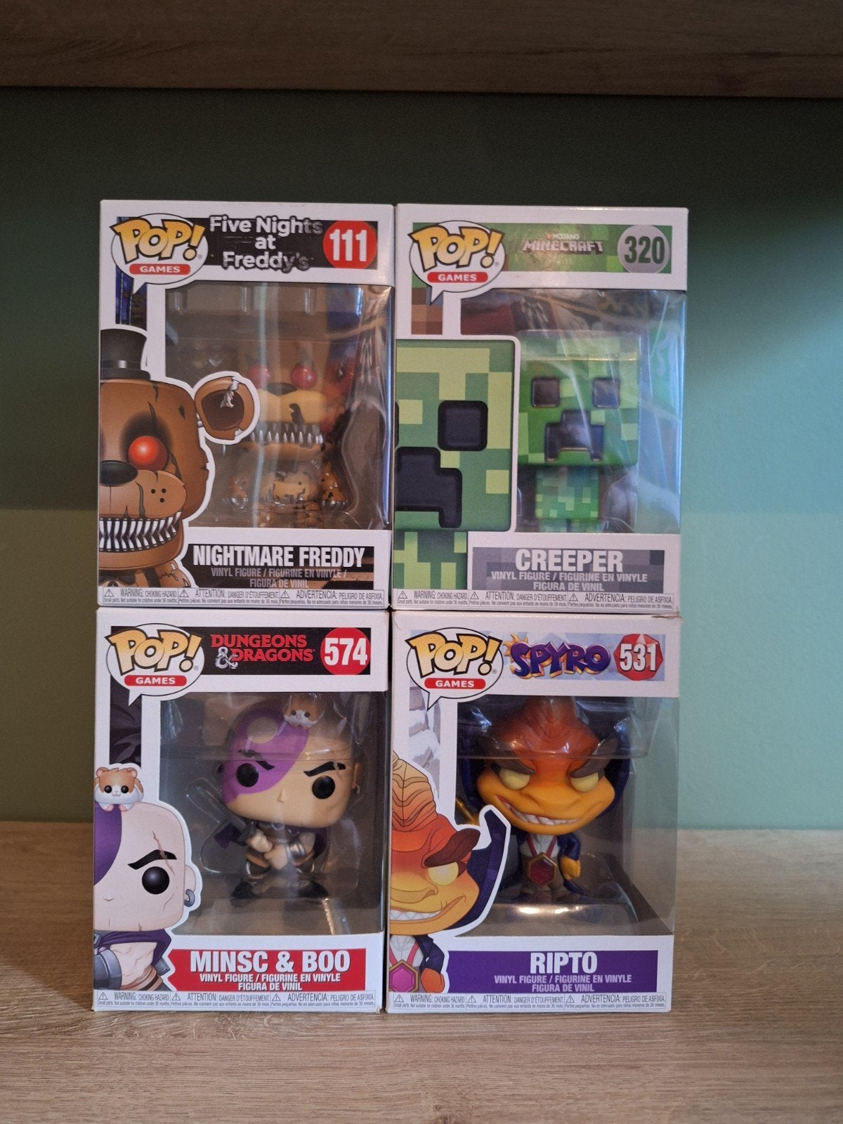 Funko Pop! Nightmare Freddy, Creeper, Minsc & Boo, Rip, Ophalen, Nieuw