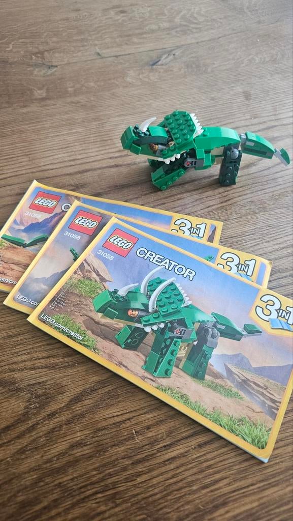 LEGO Creator 31058 Machtige dinosaurussen 3-in-1, Kinderen en Baby's, Speelgoed | Duplo en Lego, Lego, Compleet, Ophalen of Verzenden