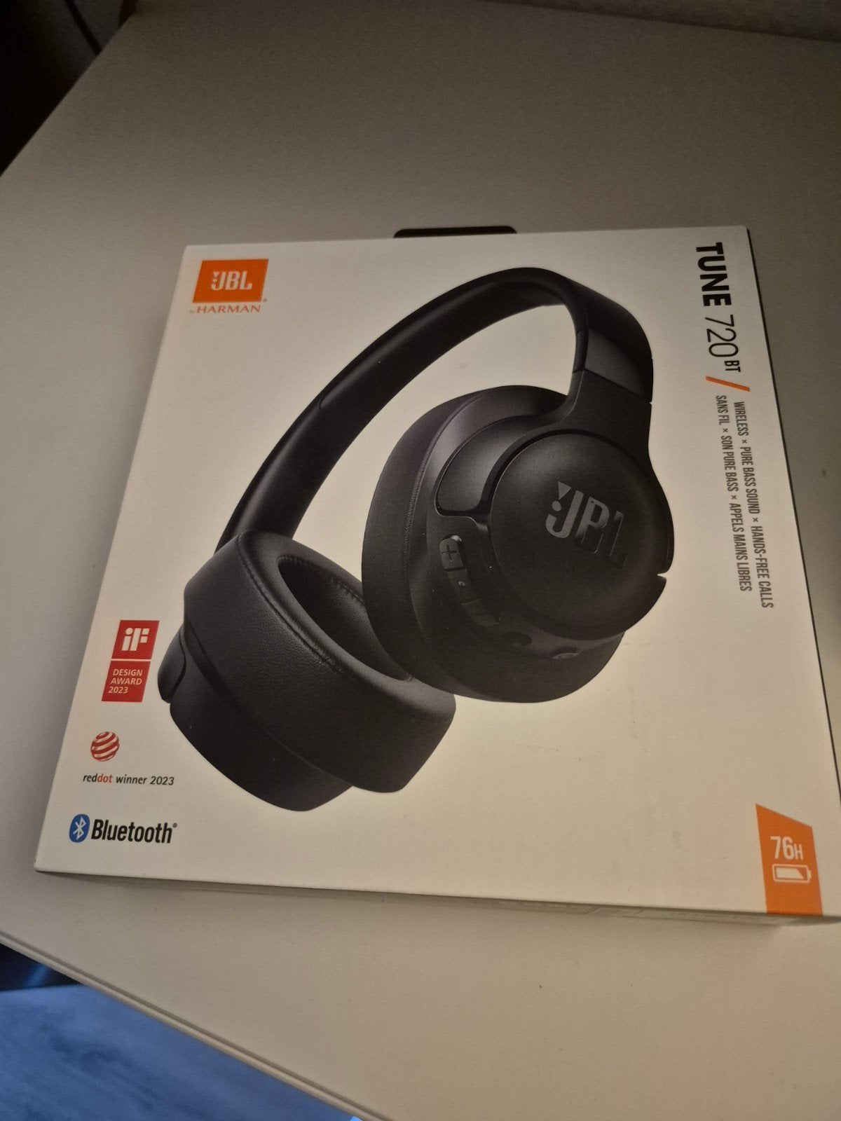 JBL Tune 720BT Draadloze Over-ear Koptelefoon Zwart