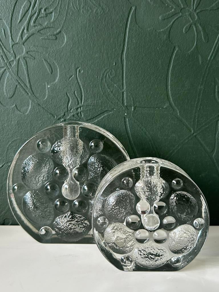 Walther Glas solifleur vaas klein groot 1970's, Antiek en Kunst, Ophalen of Verzenden