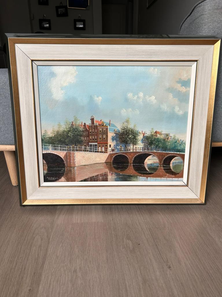 G.j Dispo schilderij, Antiek en Kunst, Ophalen of Verzenden