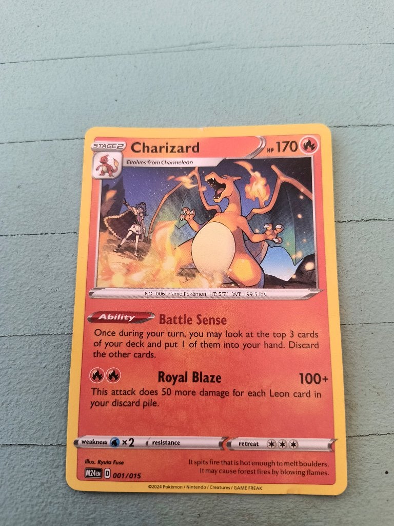 Pokémon Charizard, Verzenden, Gebruikt, Losse kaart