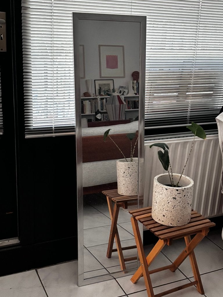 Mirror, Huis en Inrichting, Woonaccessoires | Spiegels, Ophalen, Minder dan 50 cm, Zo goed als nieuw, Minder dan 100 cm