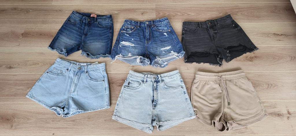 Zomerse denim shorts bundel - Maat 32/XS, Kort, Blauw, Diverse, Ophalen of Verzenden