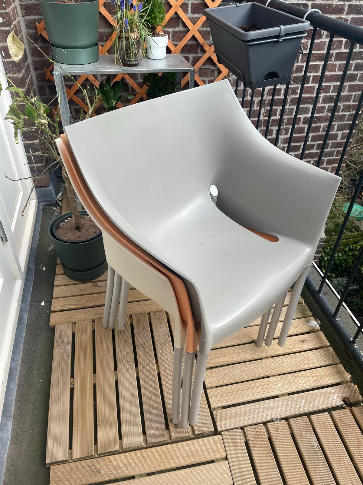 Stoelen van Starck kuipstoel, Ophalen, Kunststof, Gebruikt, Overige kleuren