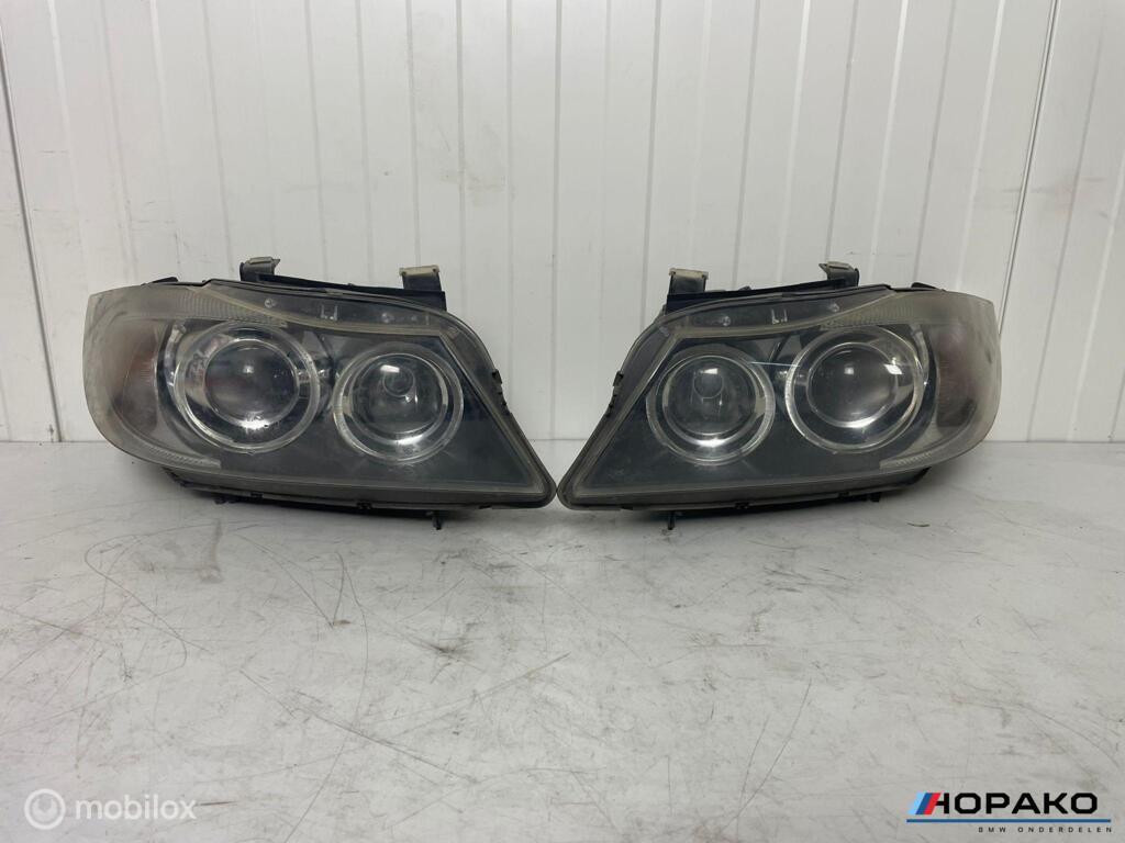 Koplamp set BMW 3 serie E90 E91 Xenon (oem / origineel), Gebruikt, Einsteinlaan 5 rijswijk, Bmw, Ophalen of Verzenden