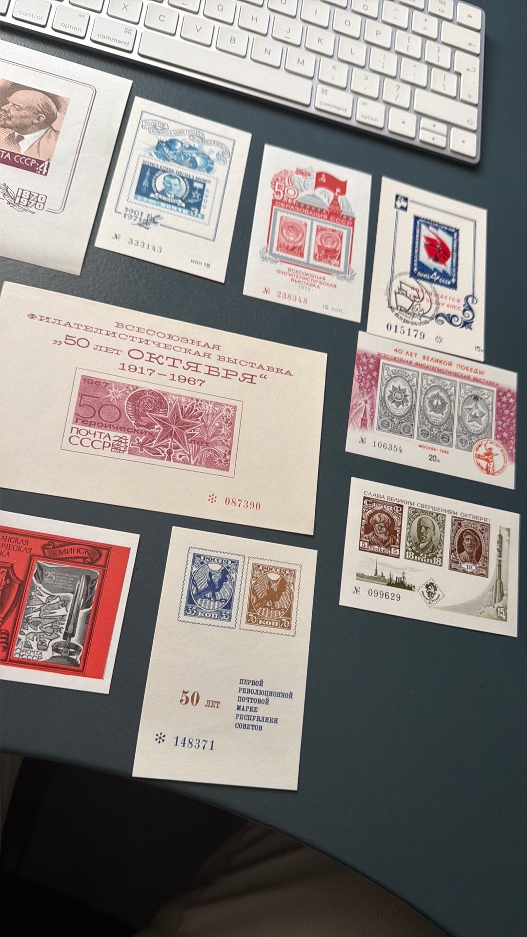 Rusland mooie partij herinneringsvelletjes, Postzegels en Munten, Postzegels | Volle albums en Verzamelingen, Ophalen of Verzenden
