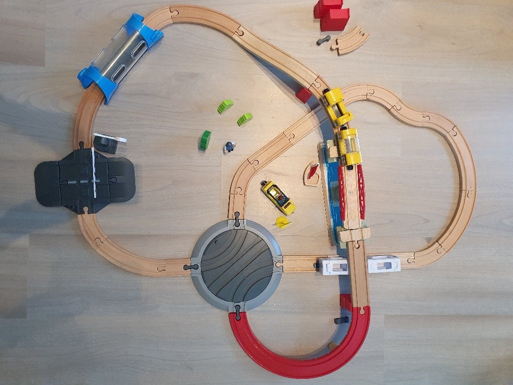 Playtive treinset, Ophalen of Verzenden, Gebruikt