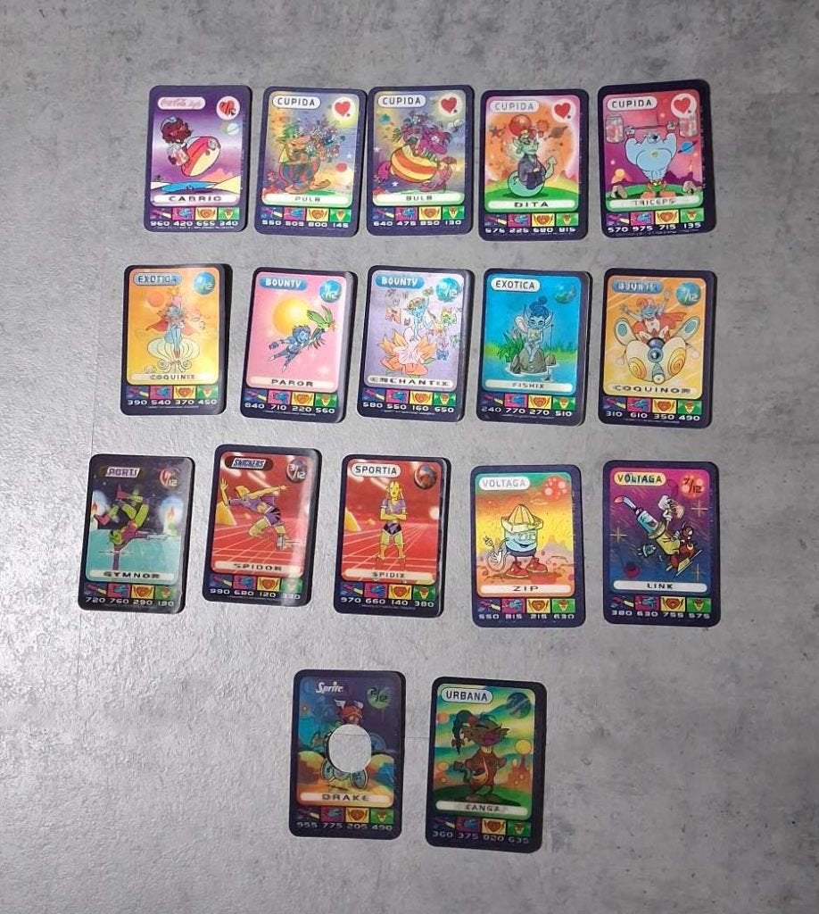 17 Spacix 3D kaarten uit verschillende sets, Ophalen of Verzenden, Zo goed als nieuw, Meerdere kaarten