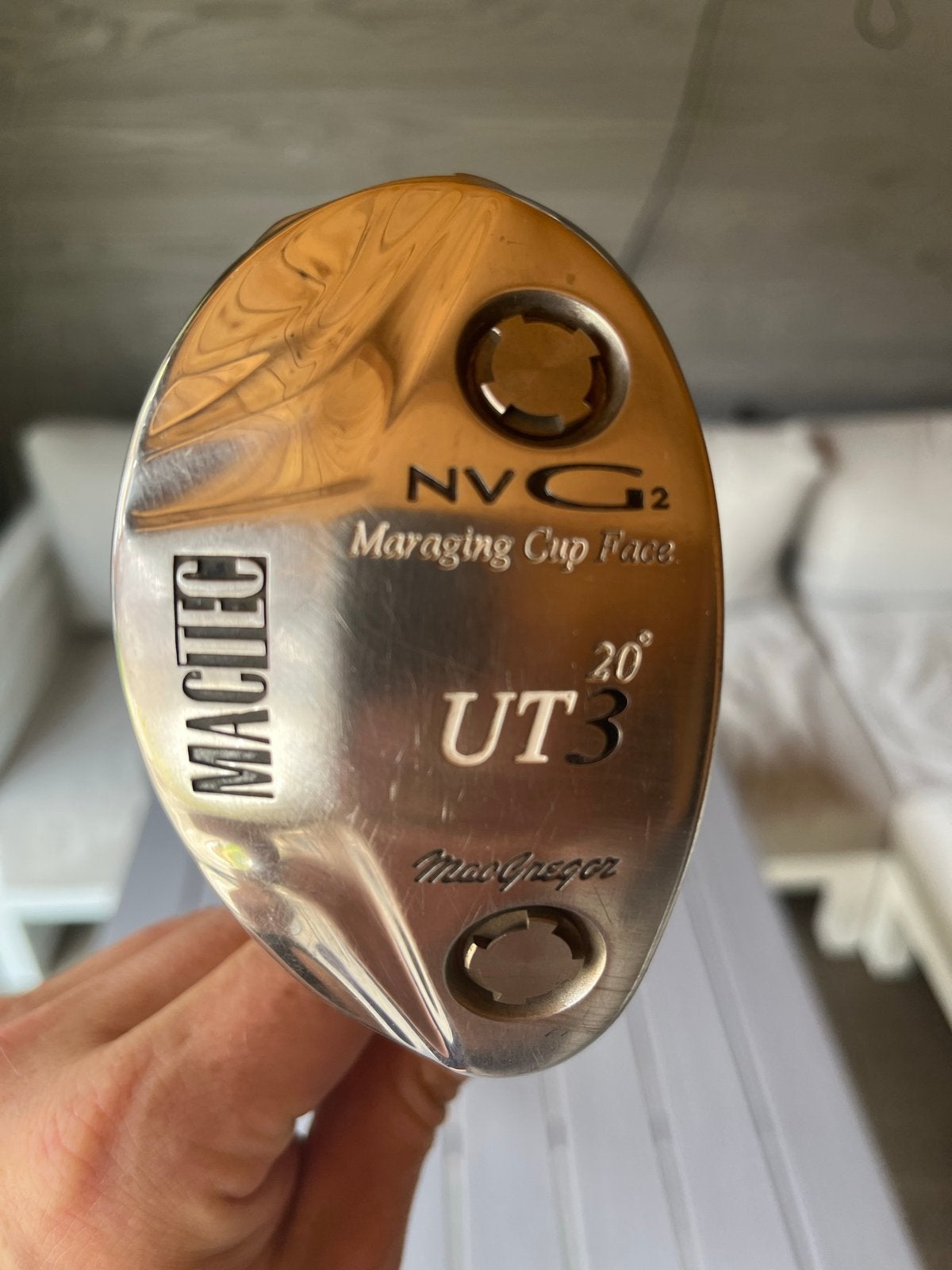 MacGregor NVG2 MACTEC UT3 hybrid golfclub, Ophalen of Verzenden, Gebruikt, Club, Overige merken
