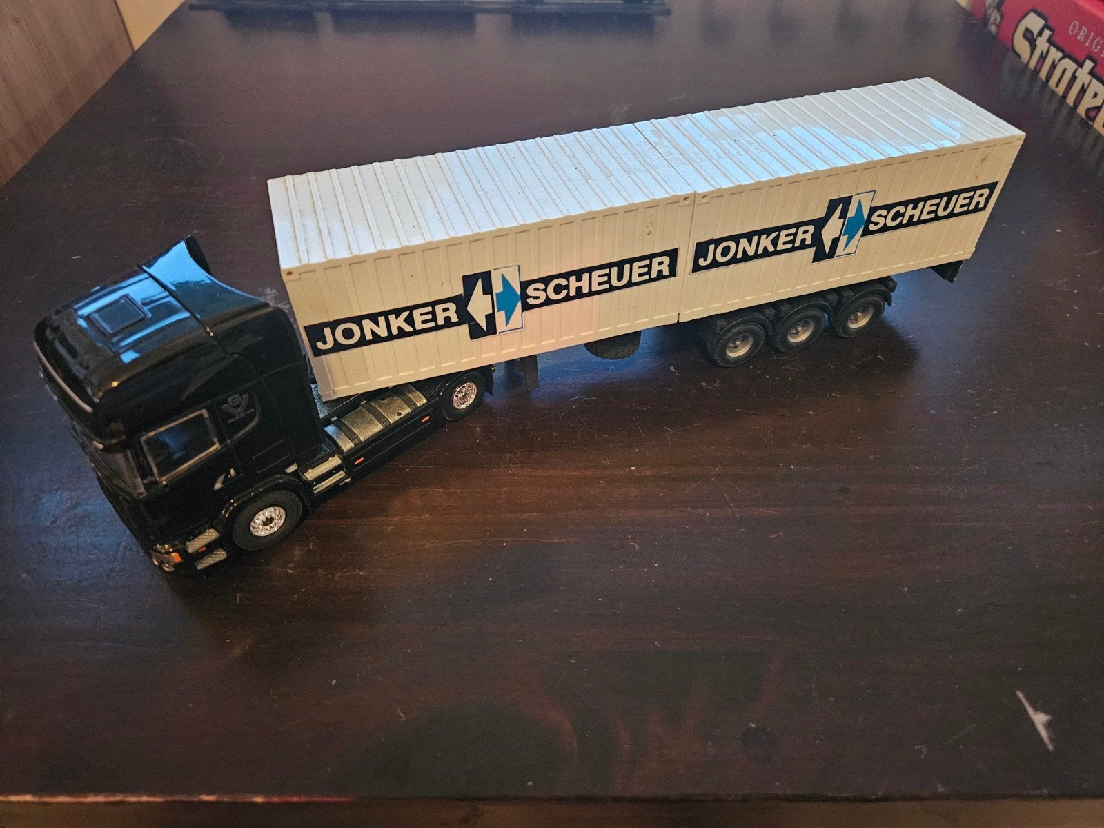 scania V8 R620 1:50, Ophalen of Verzenden, Zo goed als nieuw, Bus of Vrachtwagen, Tekno