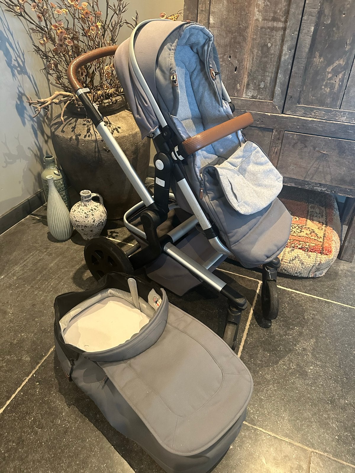 Joolz Day² Kinderwagen Elephant Grey - Compleet, Gebruikt, Combiwagen, Met reiswieg, Ophalen