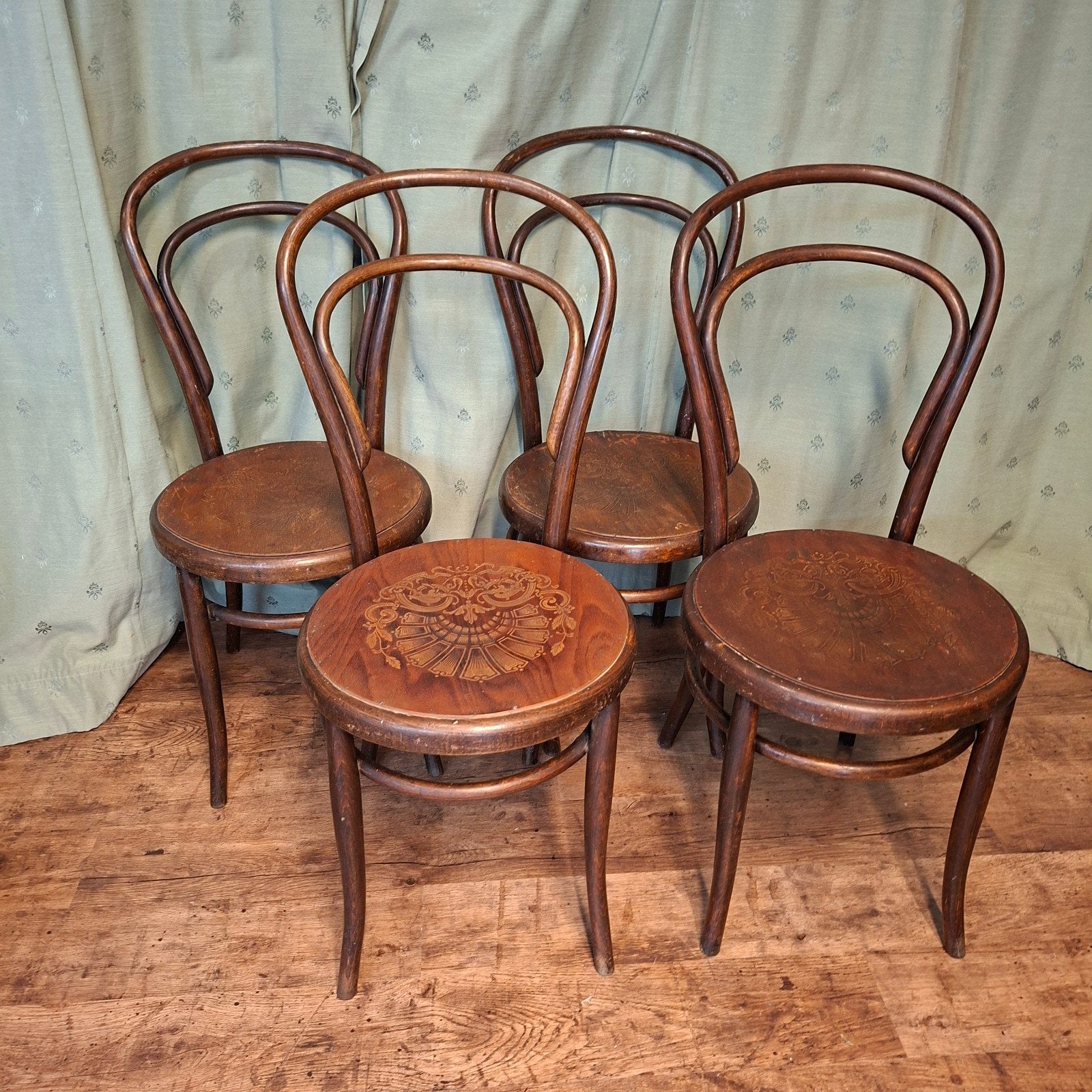 4 Franse Bistrostoelen Thonet/Luterma, Ophalen of Verzenden