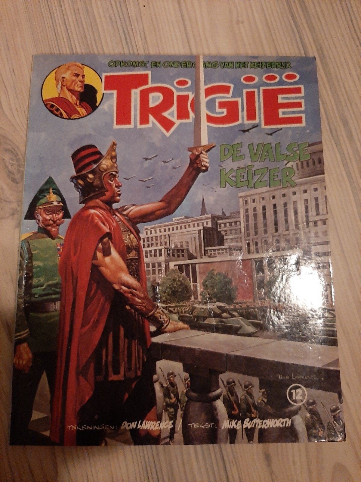 Trigie - De Valse Keizer (stripboek), Eén stripboek, Ophalen of Verzenden, Gelezen, Don Lawrence
