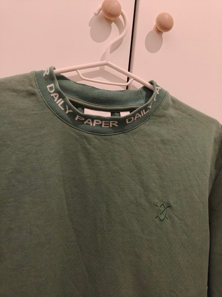 Daily Paper Maat M Groene Shirt t-shirt Origineel, Kleding | Heren, T-shirts, Ophalen of Verzenden, Zo goed als nieuw, Groen