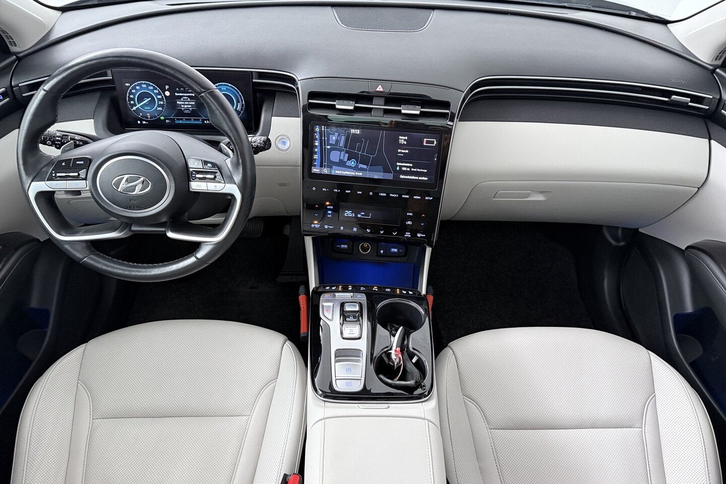 Hyundai Tucson 1.6 T-GDI PHEV Premium Sky 4WD (PANORAMADAK,, Automaat, 1350 kg, Gebruikt, Euro 6