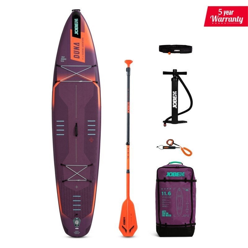Jobe Aero Duna SUP Board 11.6 Pakket Paars (5 jr garantie), Ophalen of Verzenden, Nieuw