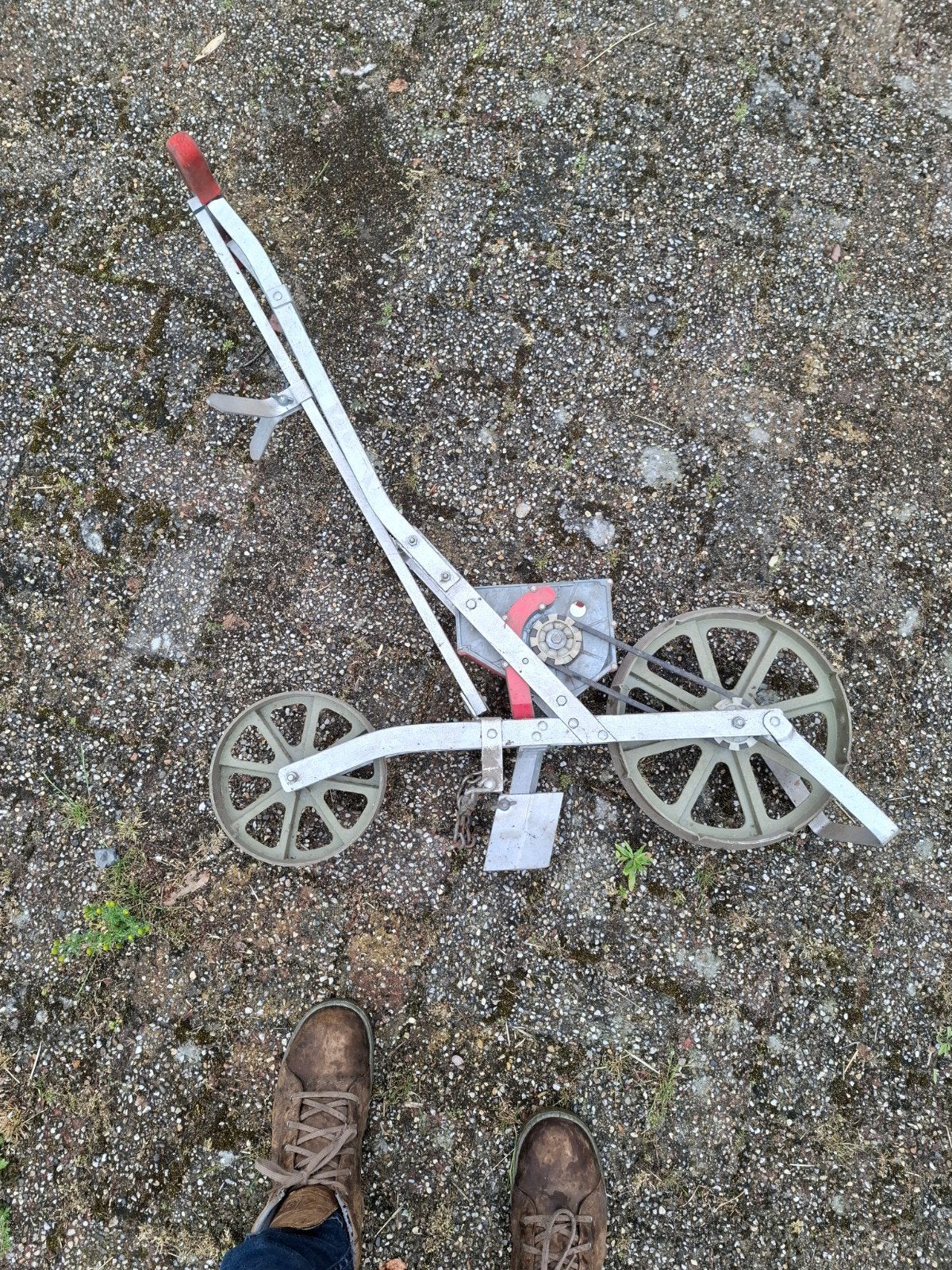 Zaai machine, Ophalen