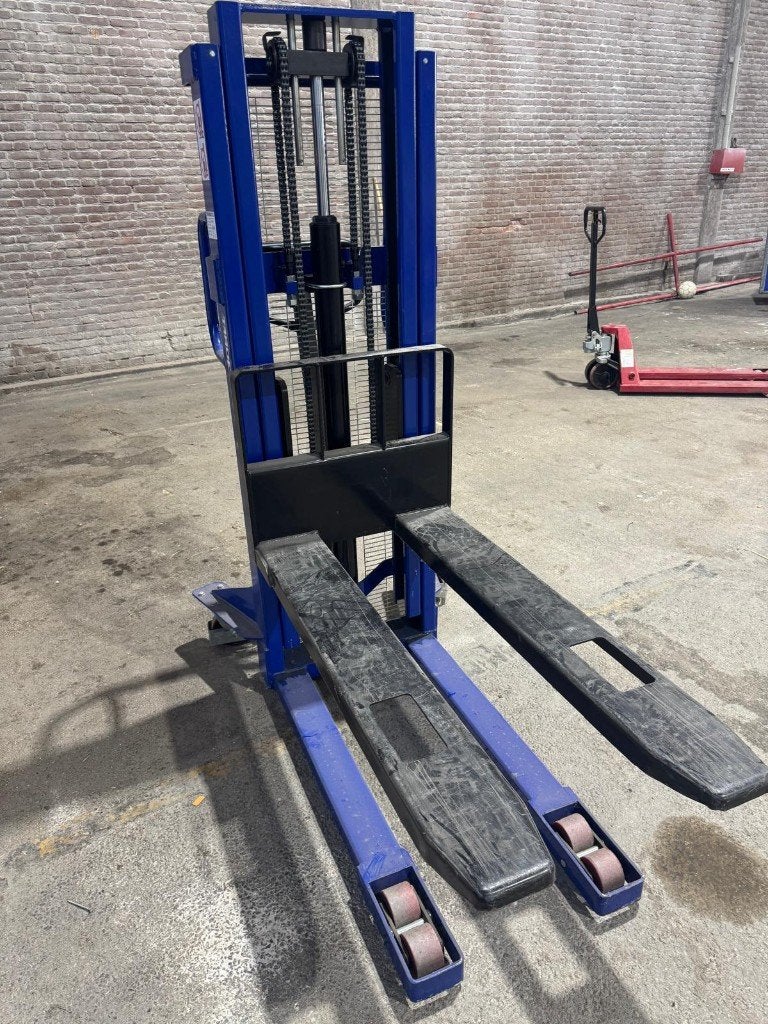 Trading EU SDJ1020 handstapelaar 1000 kg Steekwagen, Doe-het-zelf en Verbouw, Ophalen, Nieuw, Handmatig