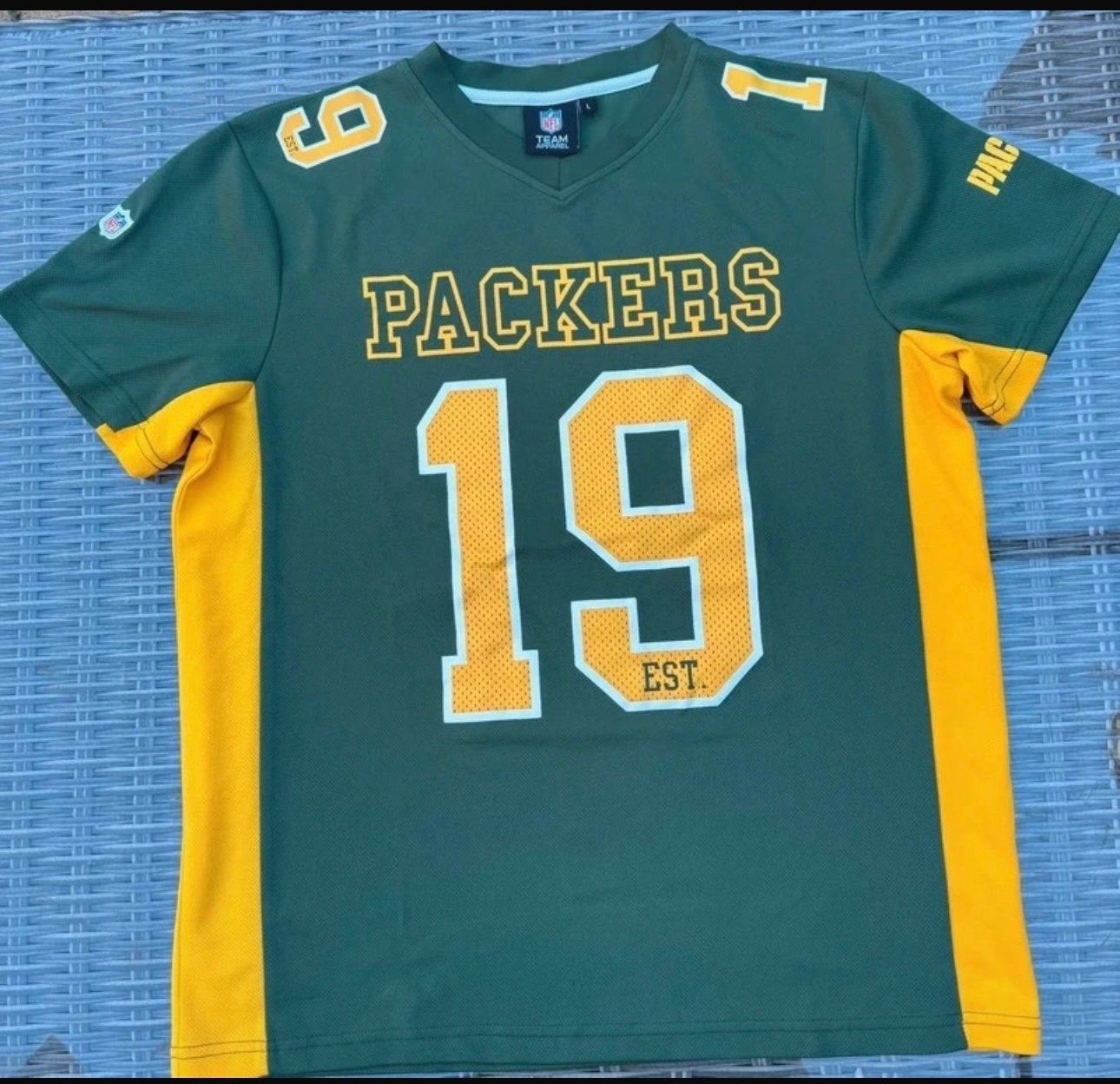 NFL Team Apparel Green Bay Packers Shirt - Maat L, Ophalen of Verzenden, Nieuw