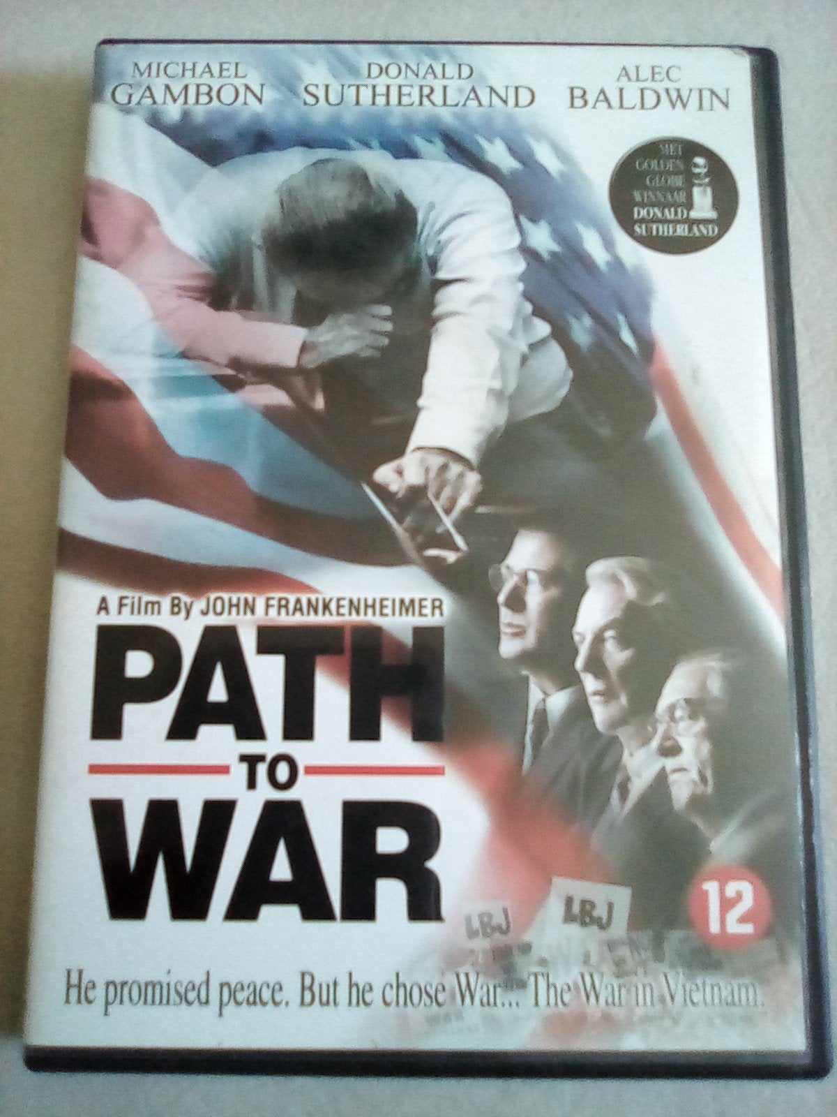 dvd Path to War -  Alec Baldwin en Donald Sutherland, Cd's en Dvd's, Vanaf 12 jaar, Ophalen of Verzenden, Zo goed als nieuw, Oorlog