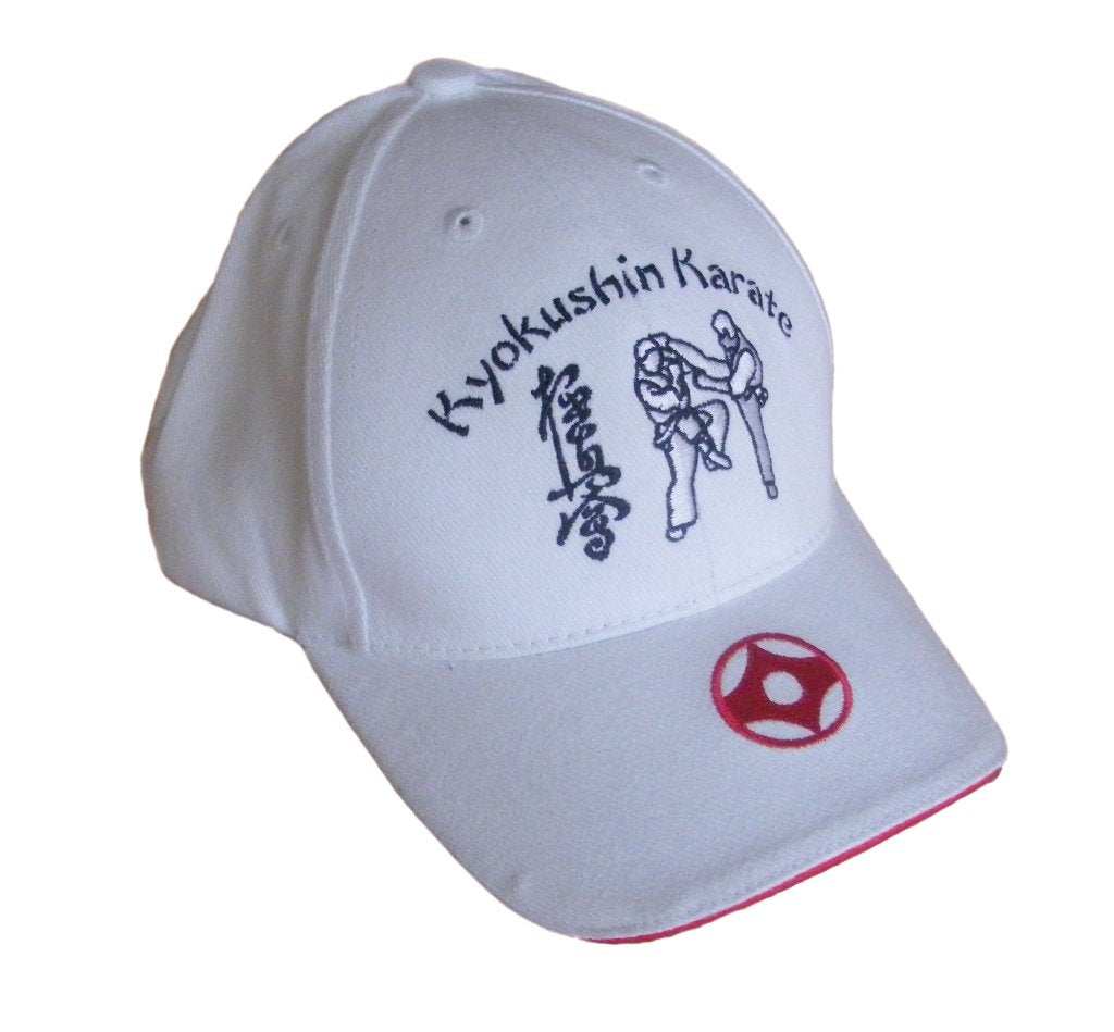 Kyokushin karate cap pet (wit en zwart), Ophalen of Verzenden, Nieuw, Karate