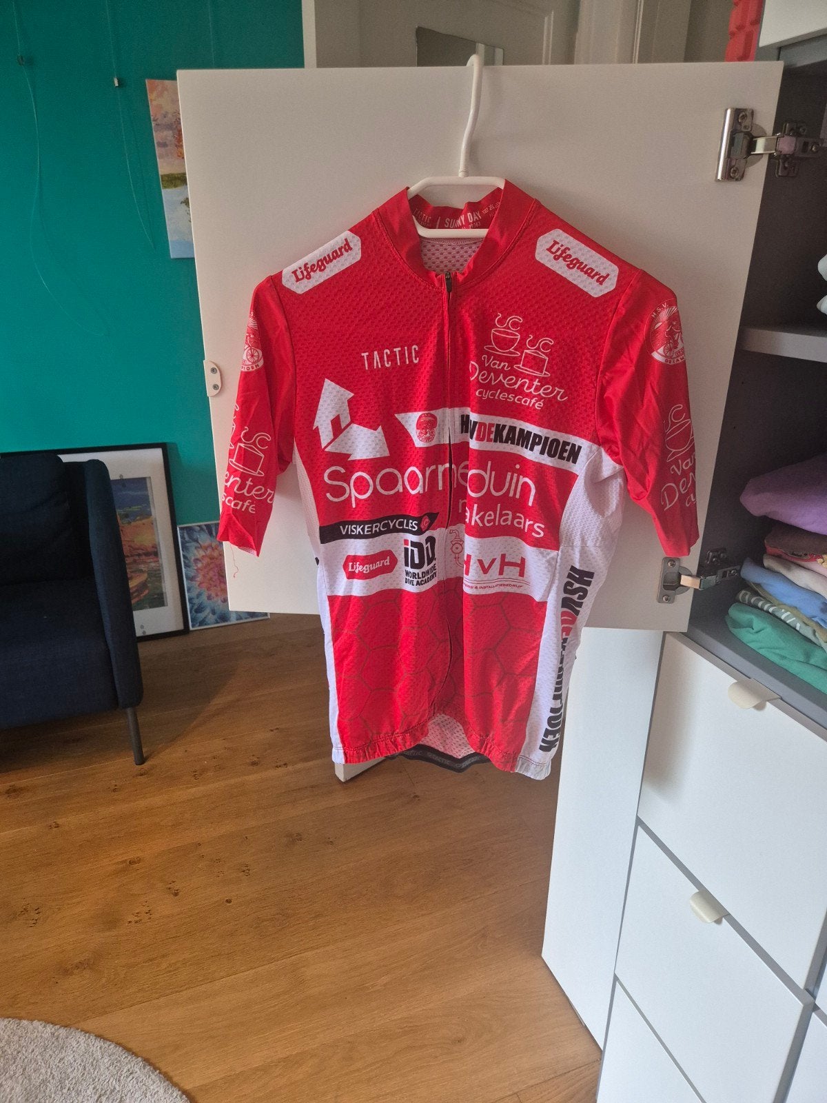Tactic H.S.V. De Kampioen wielershirt, Ophalen of Verzenden, Zo goed als nieuw