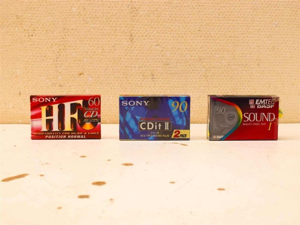 5 stuks cassettebandjes 52462