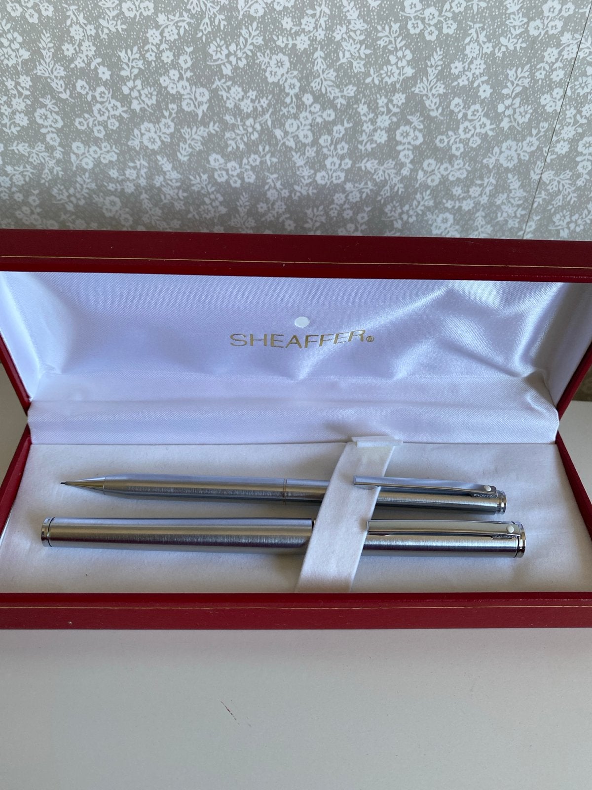 Sheaffer Pennenset - Balpen en Vulpotlood met doosje, Verzamelen, Pennenverzamelingen, Met doosje, Ophalen of Verzenden, Zo goed als nieuw
