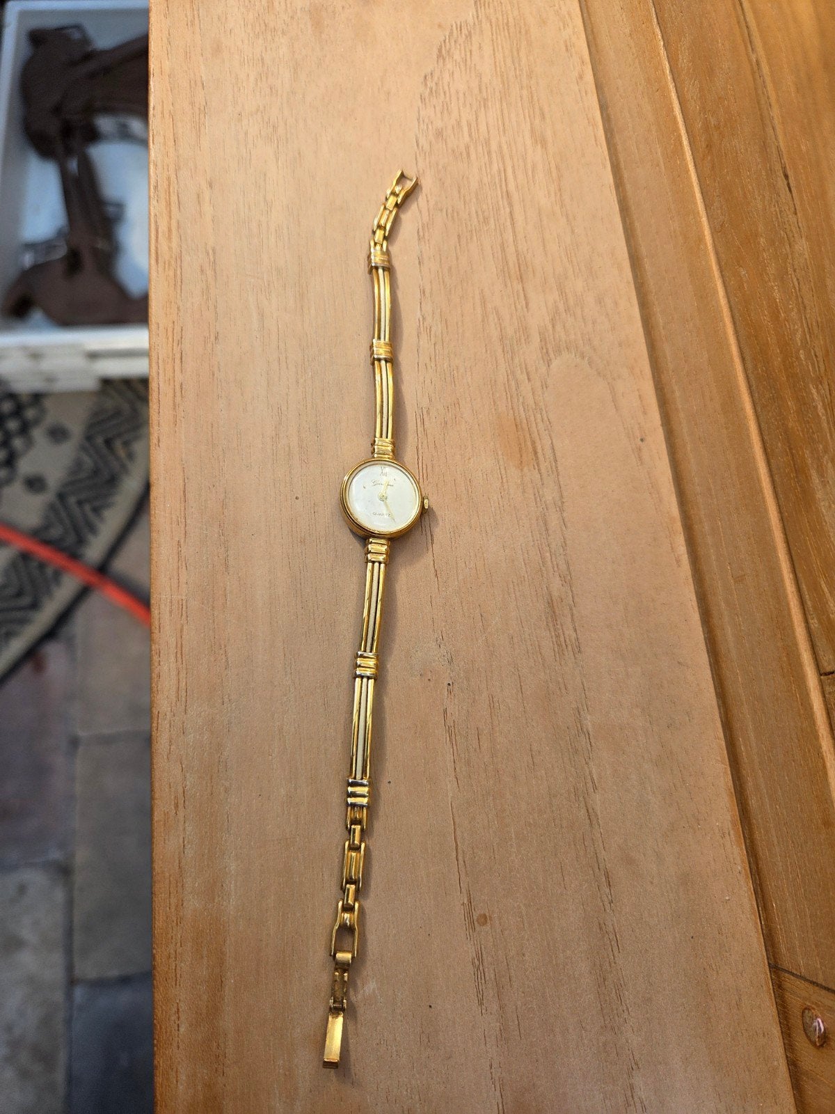 Vintage Garone Dames horloge, Overige materialen, Gebruikt, Polshorloge, Overige materialen