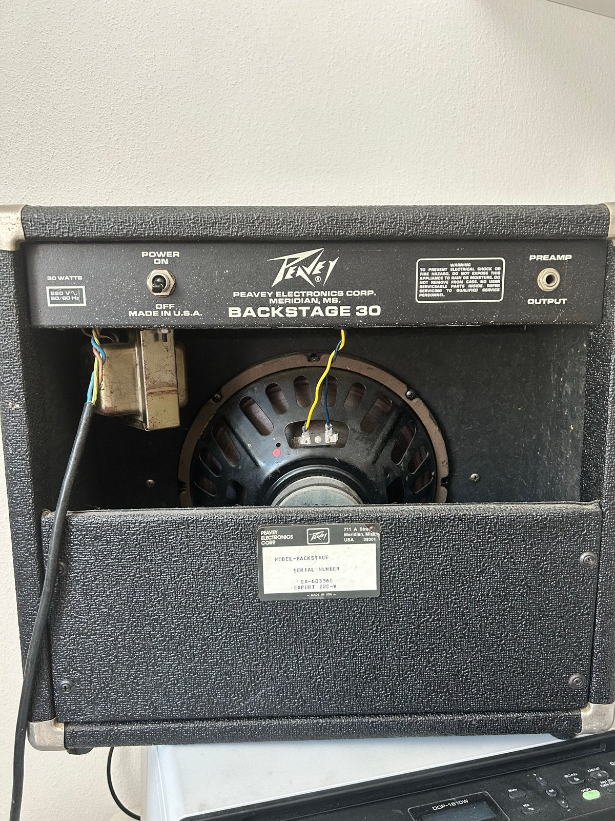 Peavey Backstage 30 gitaarversterker - Mist handvat, Ophalen, Gebruikt, Gitaar, Minder dan 50 watt