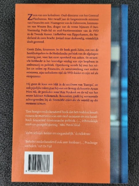 De romantische boekhouder - Gerrit Zalm, Gelezen, Ophalen of Verzenden, Politiek, G. Zalm