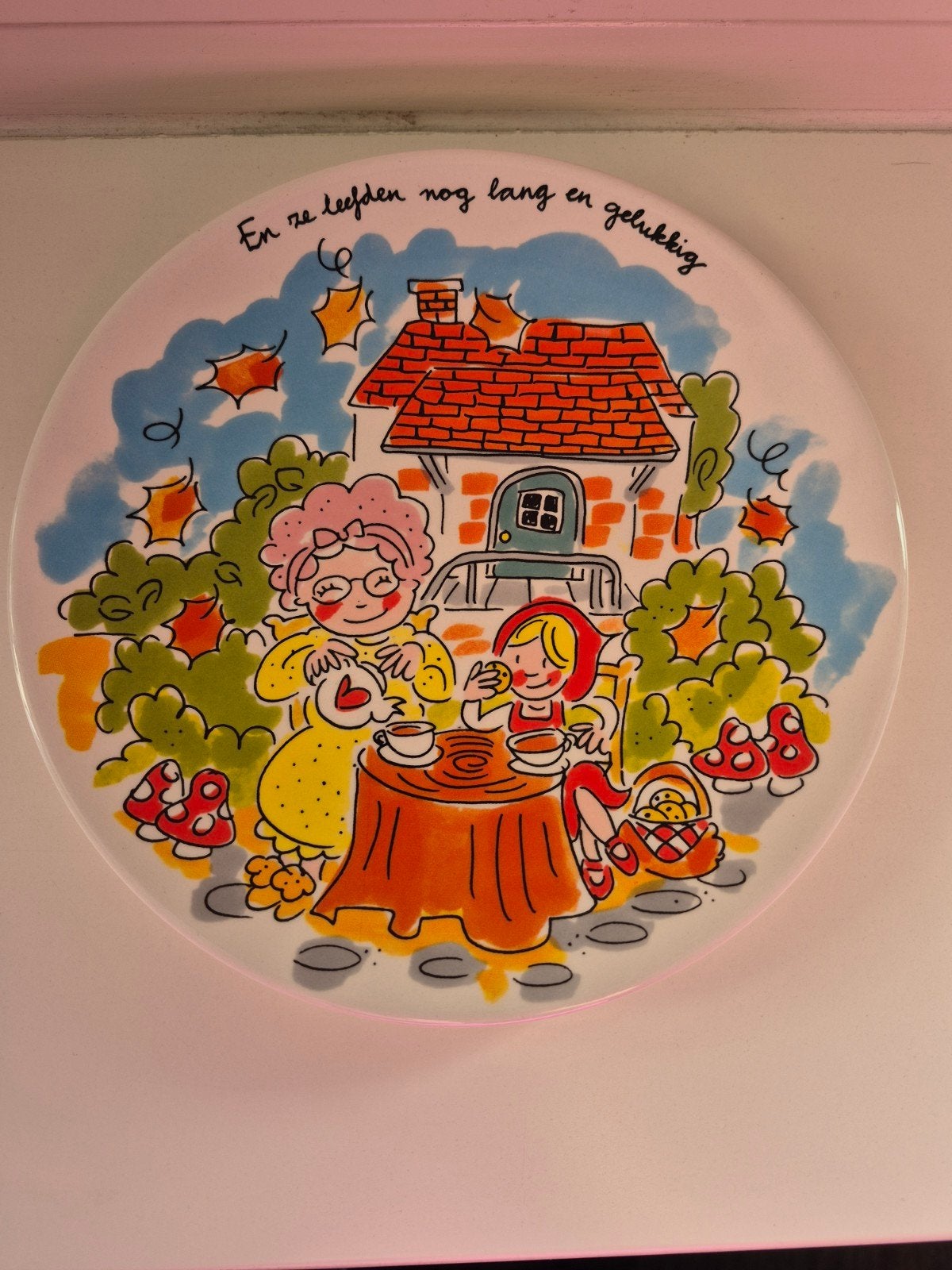 Blond Efteling Ontbijtbordje, Ophalen of Verzenden, Aardewerk, Overige typen
