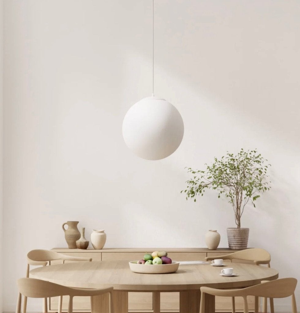 Opaal glas lamp, Ophalen, Nieuw, E27 (groot), Glas