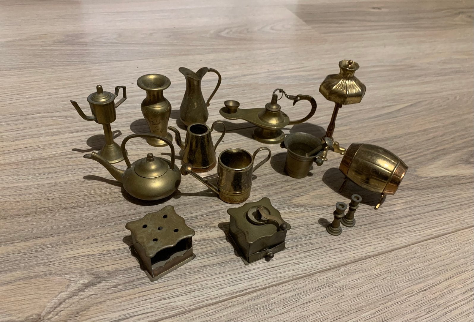Koperen miniaturen, Ophalen, Koper
